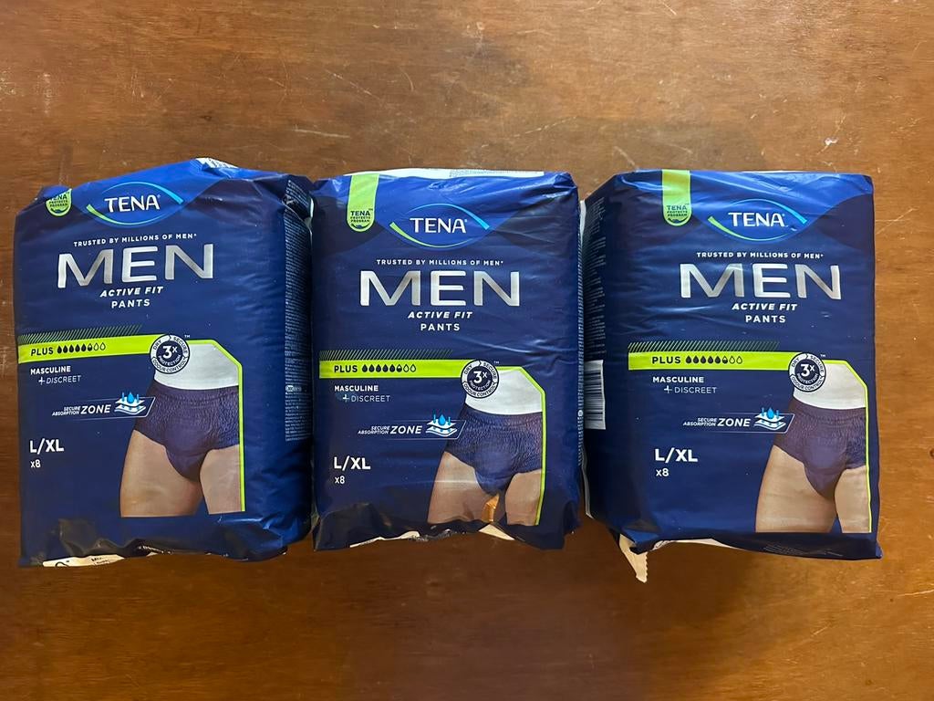 TENA Men - Active Fit Pants (3 packs), Ophalen
