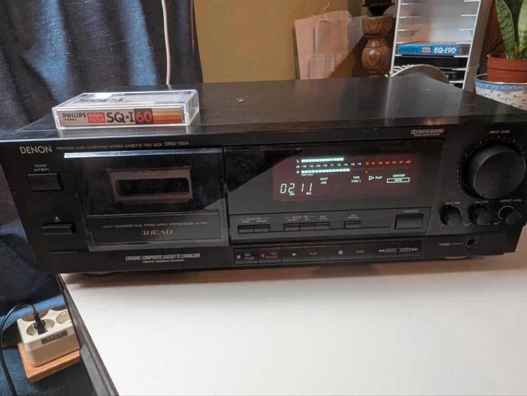 Cassette deck denon drm 700A, Audio, Tv en Foto, Cassettedecks, Ophalen, Enkel, Overige merken