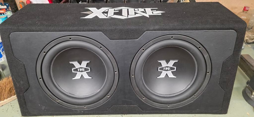 Xfire 12" Dubbele Subwoofer - EFX Series., Ophalen, Gebruikt