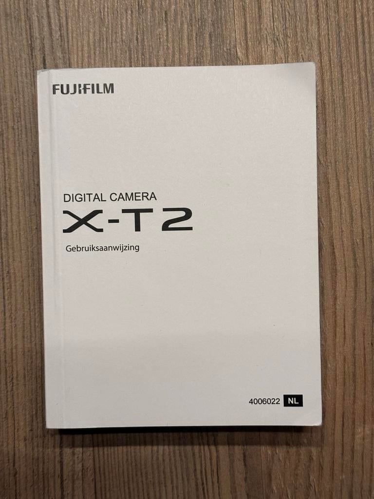 Fujifilm X-T2 Handleiding nederlandstalig, Ophalen of Verzenden, Techniek
