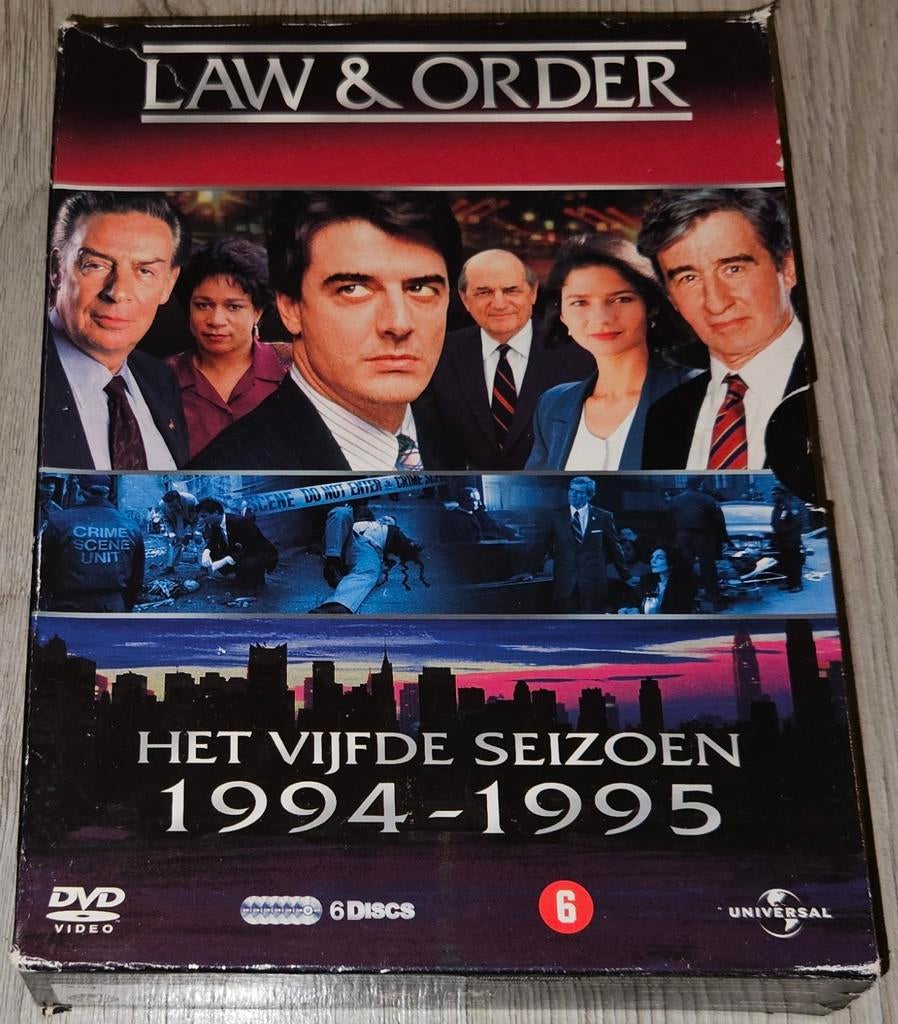 Law & Order - Seizoen 5 - 6DVD Boxset, Cd's en Dvd's, Dvd's | Tv en Series, Gebruikt, Boxset, Drama, Ophalen of Verzenden