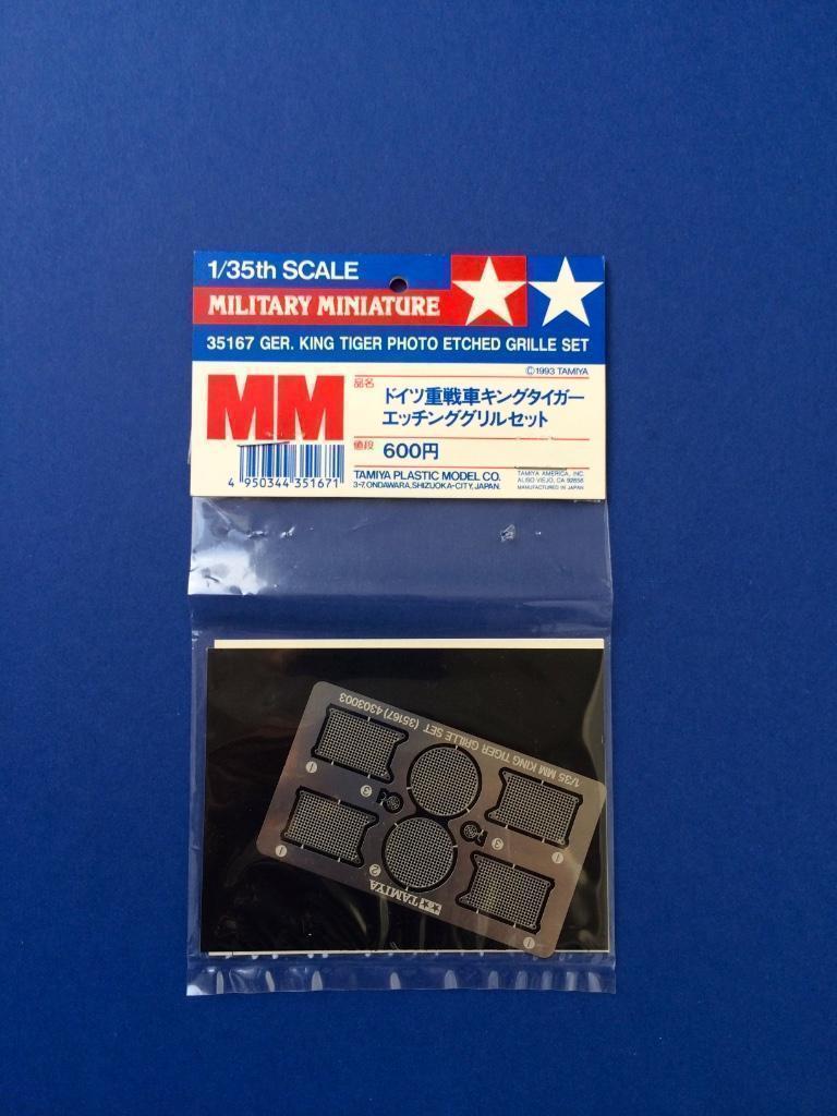 Tamiya	35167	King Tiger Photo Etched Grille Set  	1/35, Verzenden, Nieuw, 1:35 tot 1:50