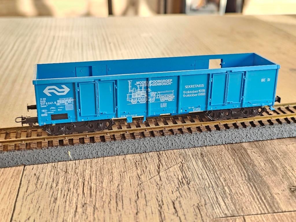 modeltrein Ho wagon NS wagon mist deurtje, Gebruikt, Gelijkstroom, Wagon, Ophalen of Verzenden
