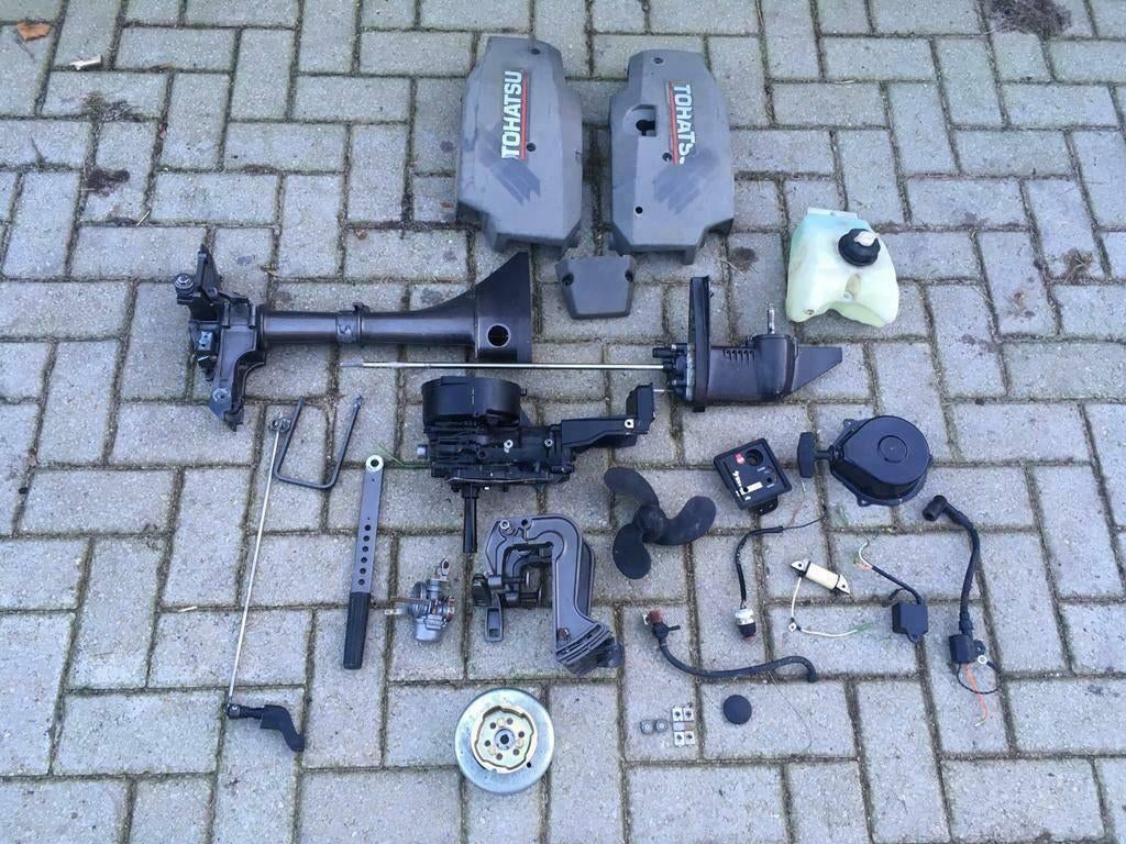 Tohatsu 3,5 pk 2 takt buitenboordmotor onderdelen, Ophalen of Verzenden, Gebruikt, Motor en Techniek