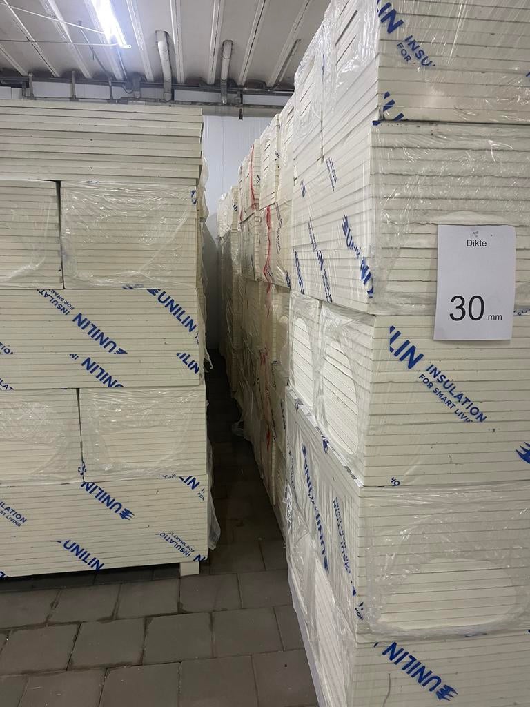 Pir isolatie 3 cm 30 mm mega goedkoop, Ophalen, 4 tot 8 cm, Zo goed als nieuw, Hardschuim (Pir)
