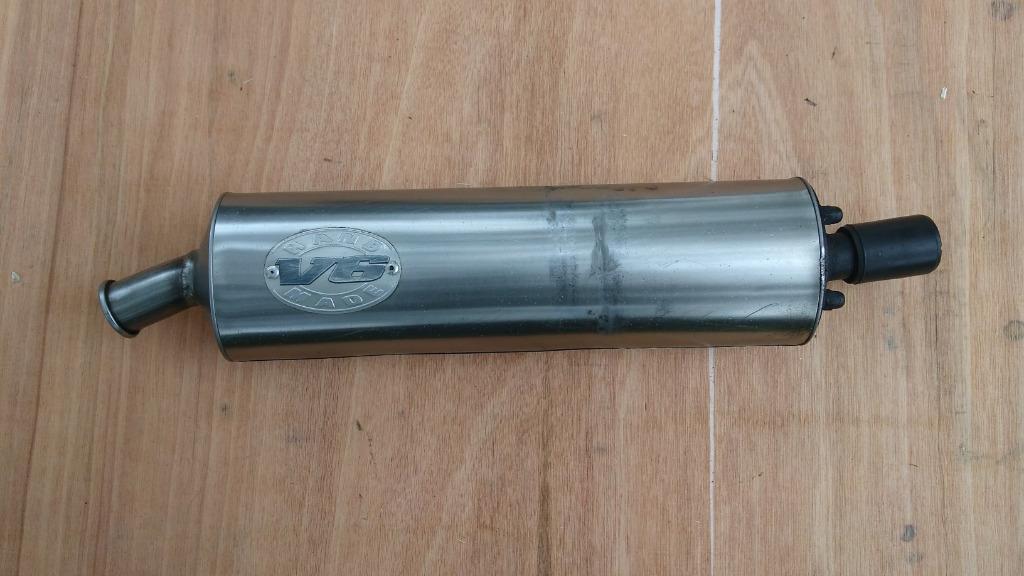 Uitlaat Yamaha TZR Leovince Zwart AM6 Onderlangs TZR50, Gebruikt, Uitlaat, Ophalen of Verzenden, Tzr