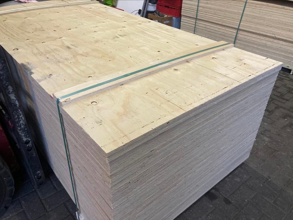 €16 per PLAAT: Underlayment 18mm (ook 15mm 21mm) B-keus, Ophalen, Overige materialen, Minder dan 20 mm, Nieuw