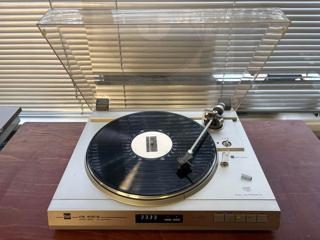 Dual CS 630 Q met nieuw Ortofon OM5E element, Ophalen, Refurbished, Platenspeler, Dual
