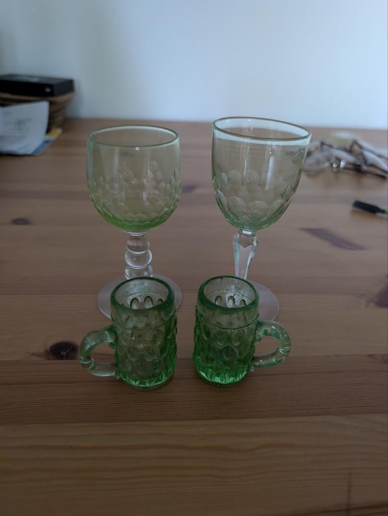 Uranium Glas Collectie, Ophalen of Verzenden
