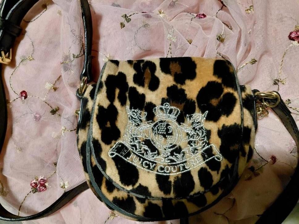 Originele Juicy Couture Mini 2012 Cheetahprint Tas, Ophalen of Verzenden, Gebruikt, Bruin, Schoudertasje