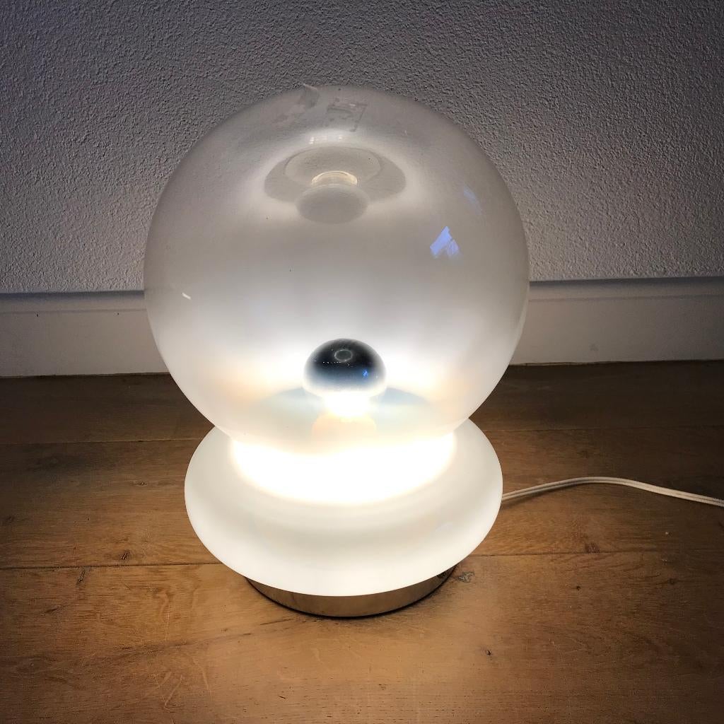 Vintage Mazzega  mushroom lamp glas italiaans design, Ophalen, Nvt, Minder dan 50 cm, Nvt