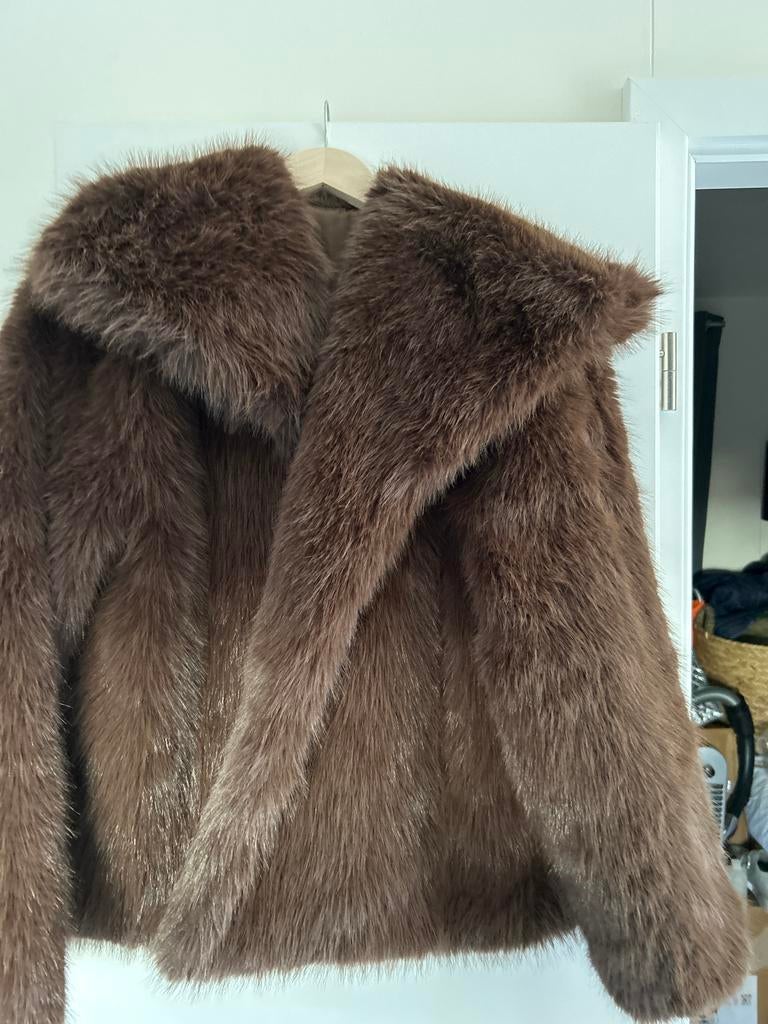 Prachtige nieuwe bruine namaak bontjas XXL, Kleding | Dames, Ophalen of Verzenden, Nieuw, Maat 46/48 (XL) of groter, Bruin