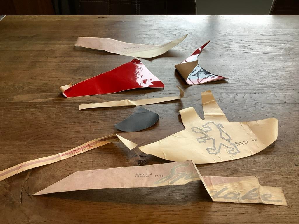 Peugeot Speedake stickerset.              (Nr 2), Fietsen en Brommers, Verzenden, Overige typen