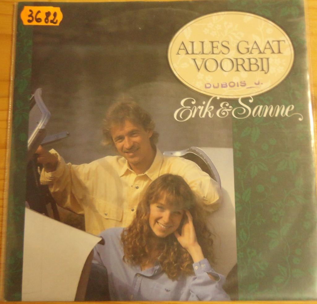 Erik & Sanne > Alles gaat voorbij, Gebruikt, 7 inch, Single, Ophalen of Verzenden