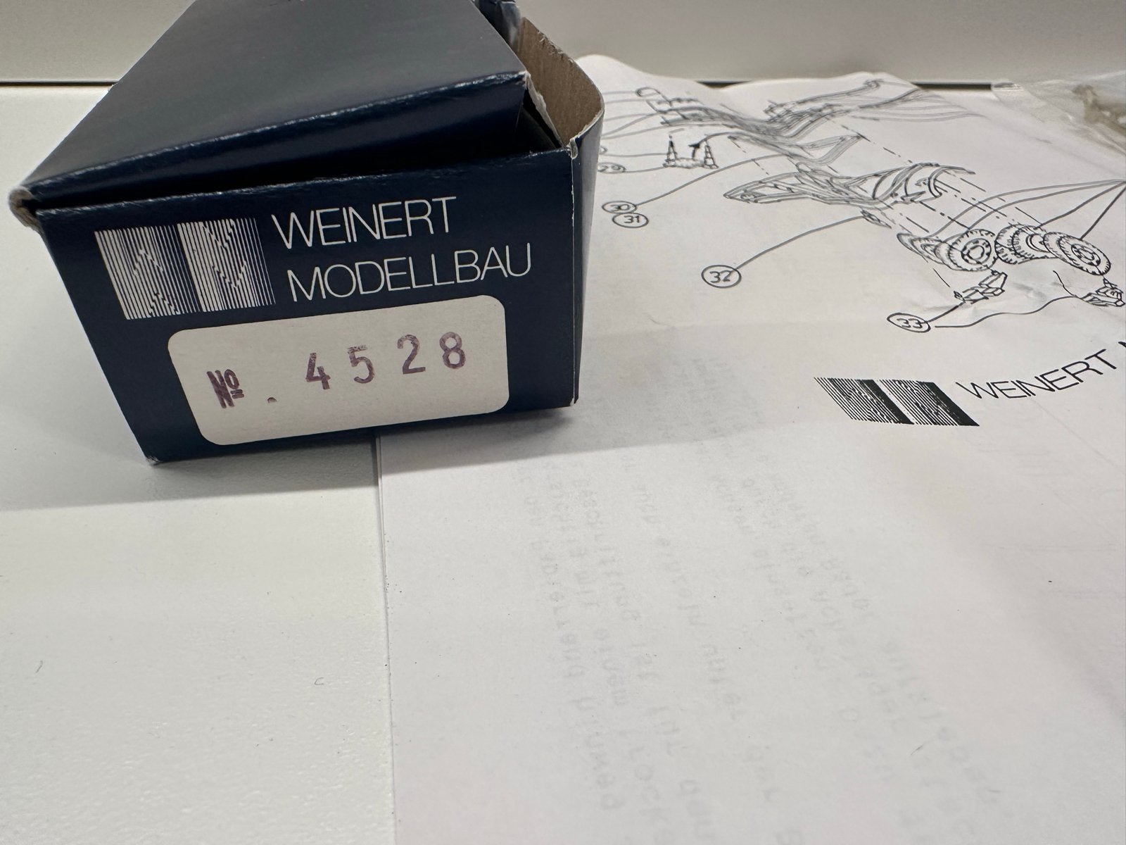 Weinert Modellbau oplegger von Haus zu Haus behälter, Hobby en Vrije tijd, Overige merken, Gelijkstroom of Wisselstroom, Overige typen