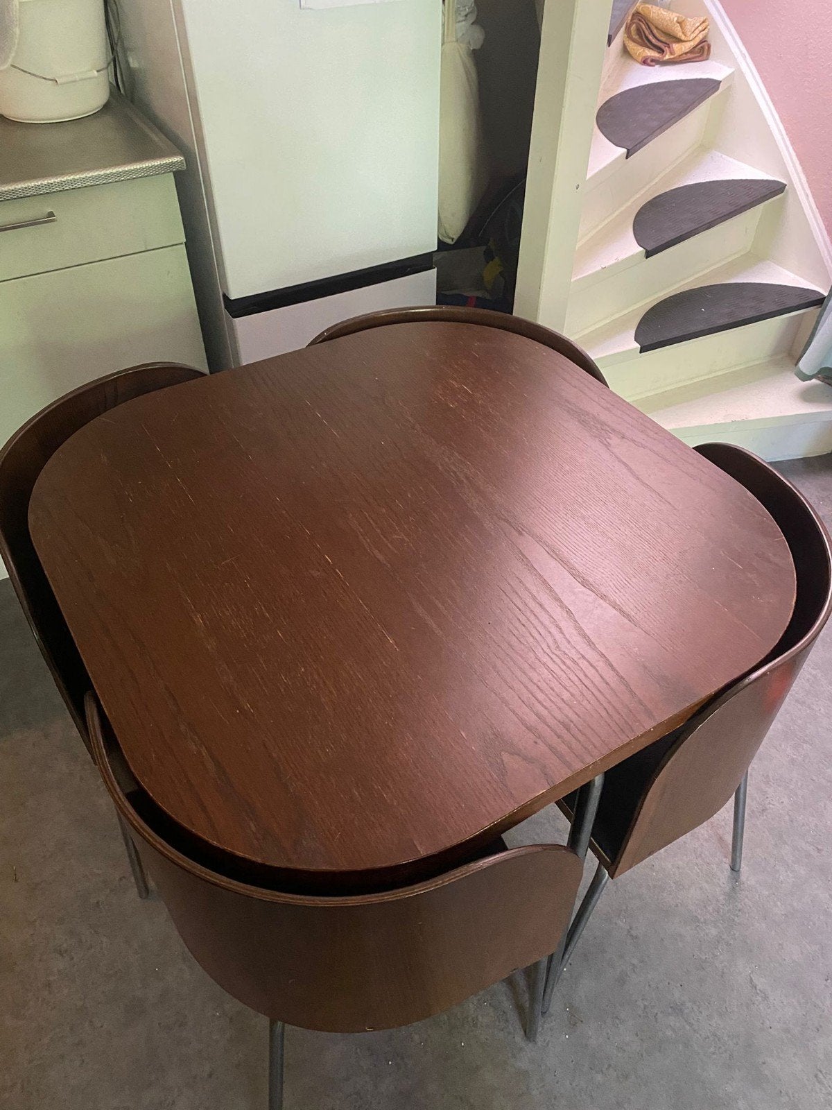 Sandra kragnert voor ikea; eettafelset 1991, Modern, Compact, Gebruikt, 50 tot 100 cm, Vierkant