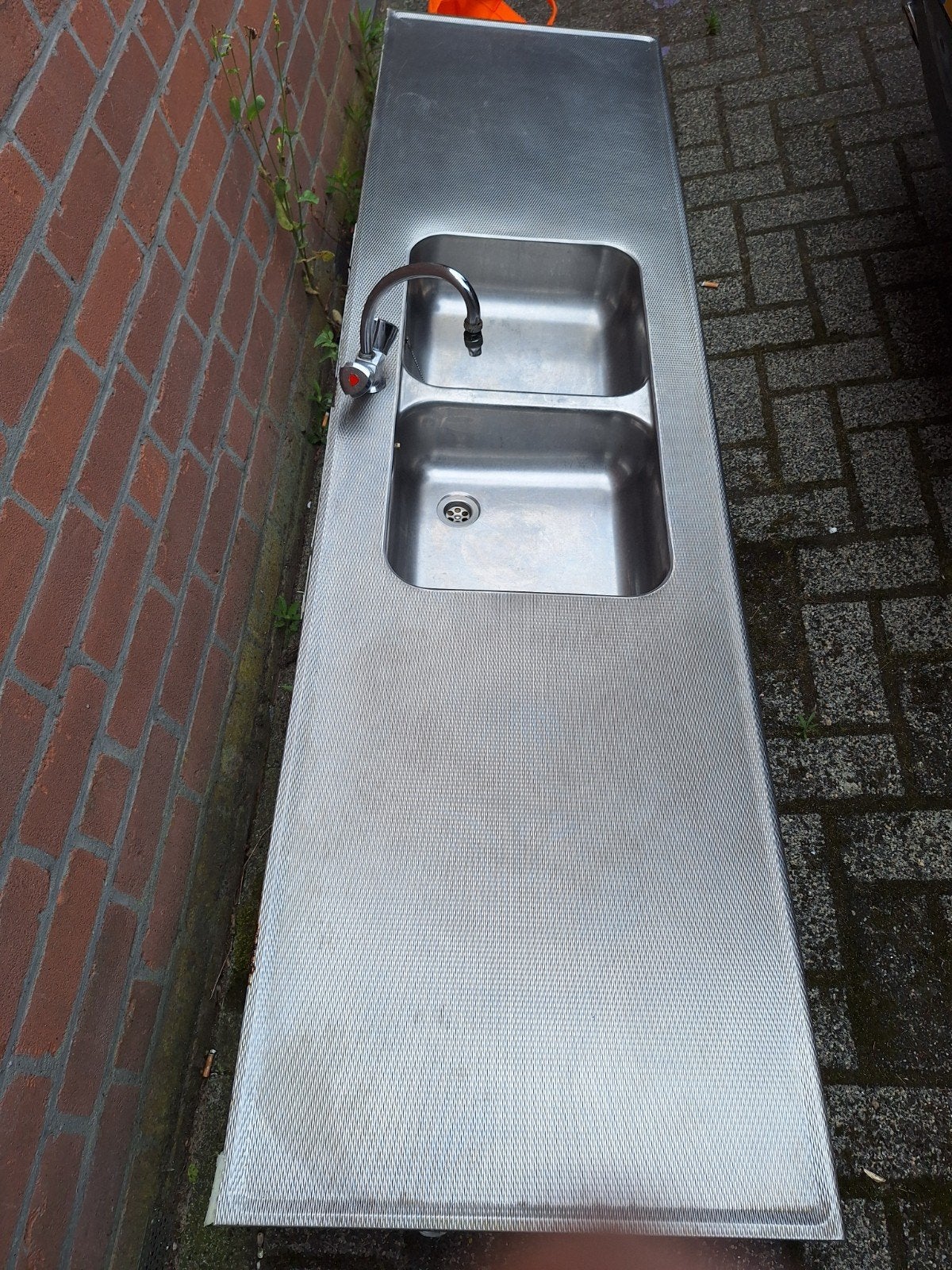 Aanrechtblad, Huis en Inrichting, Ophalen of Verzenden, 50 tot 75 cm, 200 cm of meer, Minder dan 100 cm