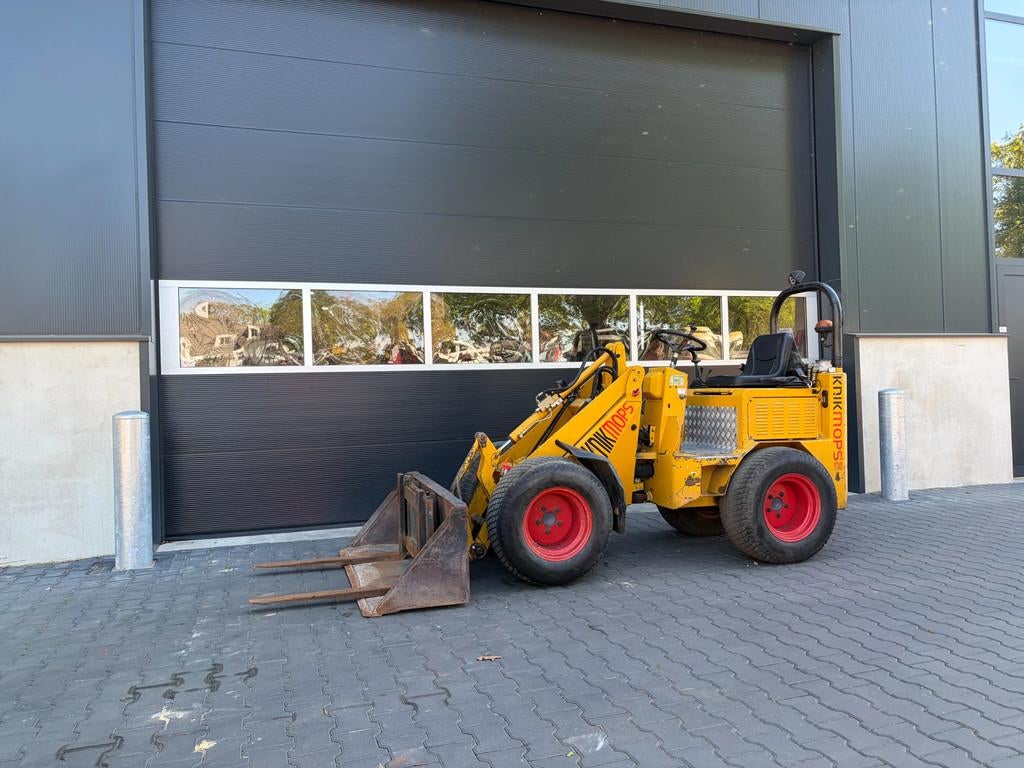 Knikmops 130 minishovel/shovel (bj 2006), Zakelijke goederen, Machines en Bouw | Kranen en Graafmachines, Wiellader of Shovel