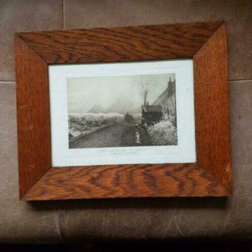 Oude foto/litho Rijplandschap Laren B W Arendsen (1867-1918), Ophalen