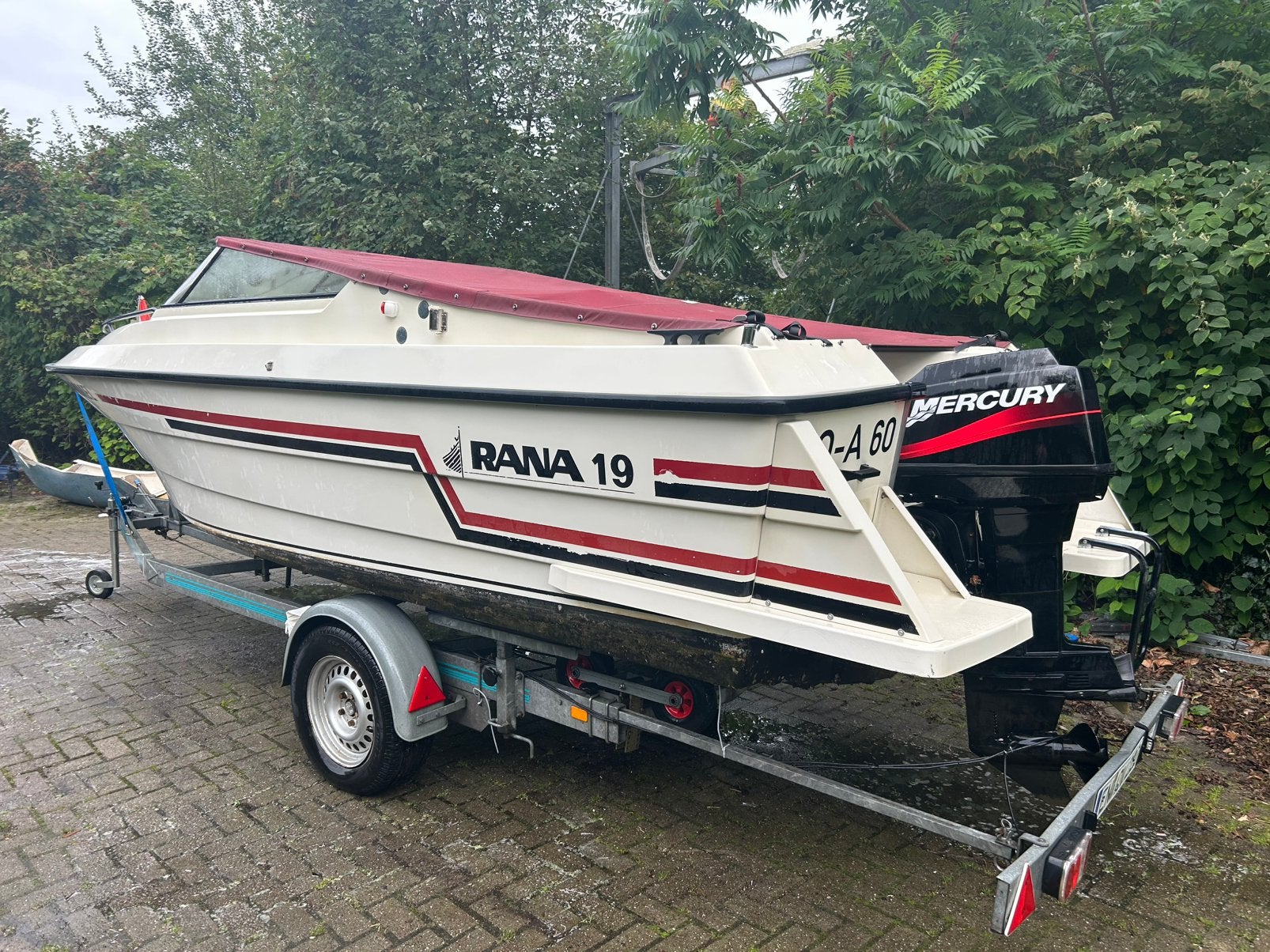 Rana 19 DC met 60 pk Mercury., Gebruikt, Wettersport, Diesel, Wettersport1@gmail.com