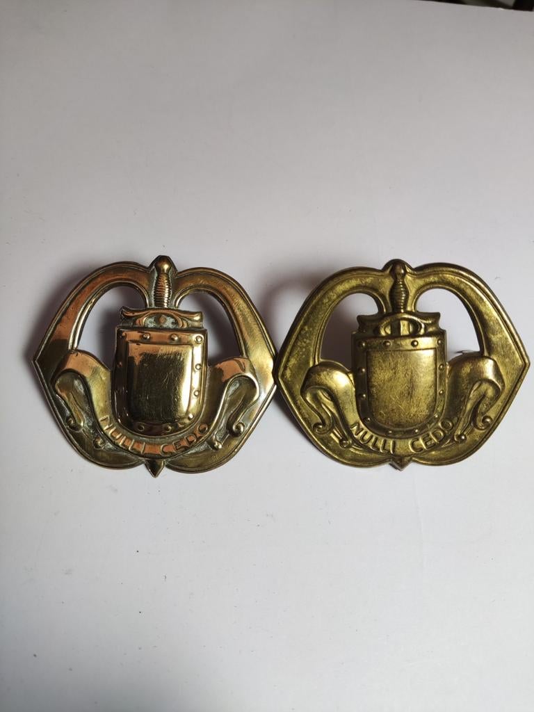 Baretemblemen Infanterie Algemeen, buiglip en Hoornse slag, Verzamelen, Ophalen of Verzenden, Landmacht, Nederland