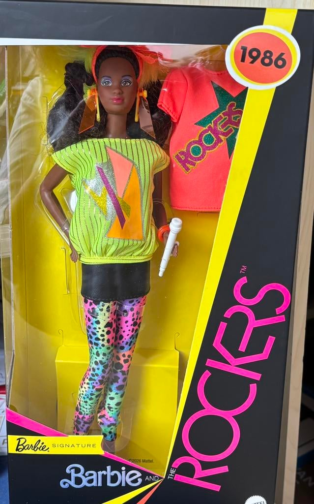 Barbie and the rockers Barbie Deedee NRFB, Verzamelen, Poppen, Ophalen of Verzenden, Zo goed als nieuw, Fashion Doll