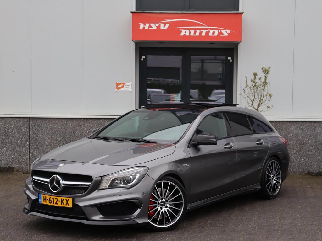 Mercedes-Benz CLA-klasse Shooting Brake AMG 45 4MATIC Orange, Auto's, Automaat, CLA, Gebruikt, Euro 6