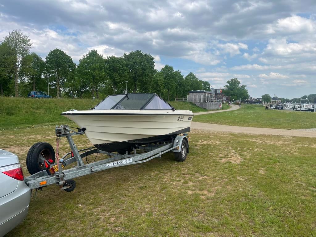 Speedboot Draco 1700 L + freewheel trailer, Ophalen, Gebruikt, Binnenboordmotor, 120 tot 200 pk