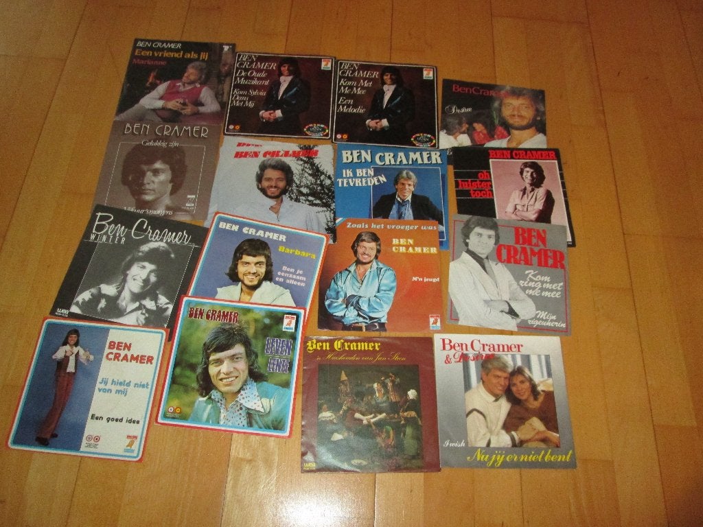 verzameling singles van Ben Cramer (ook per stuk te koop), Ophalen of Verzenden, Gebruikt, Pop