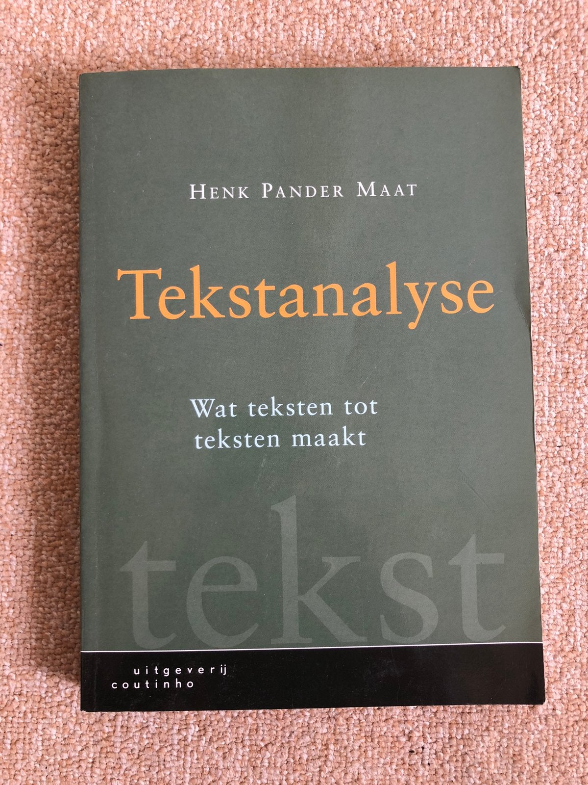 H. Pander Maat - Tekstanalyse, H. Pander Maat, Sociale wetenschap, Ophalen of Verzenden, Zo goed als nieuw