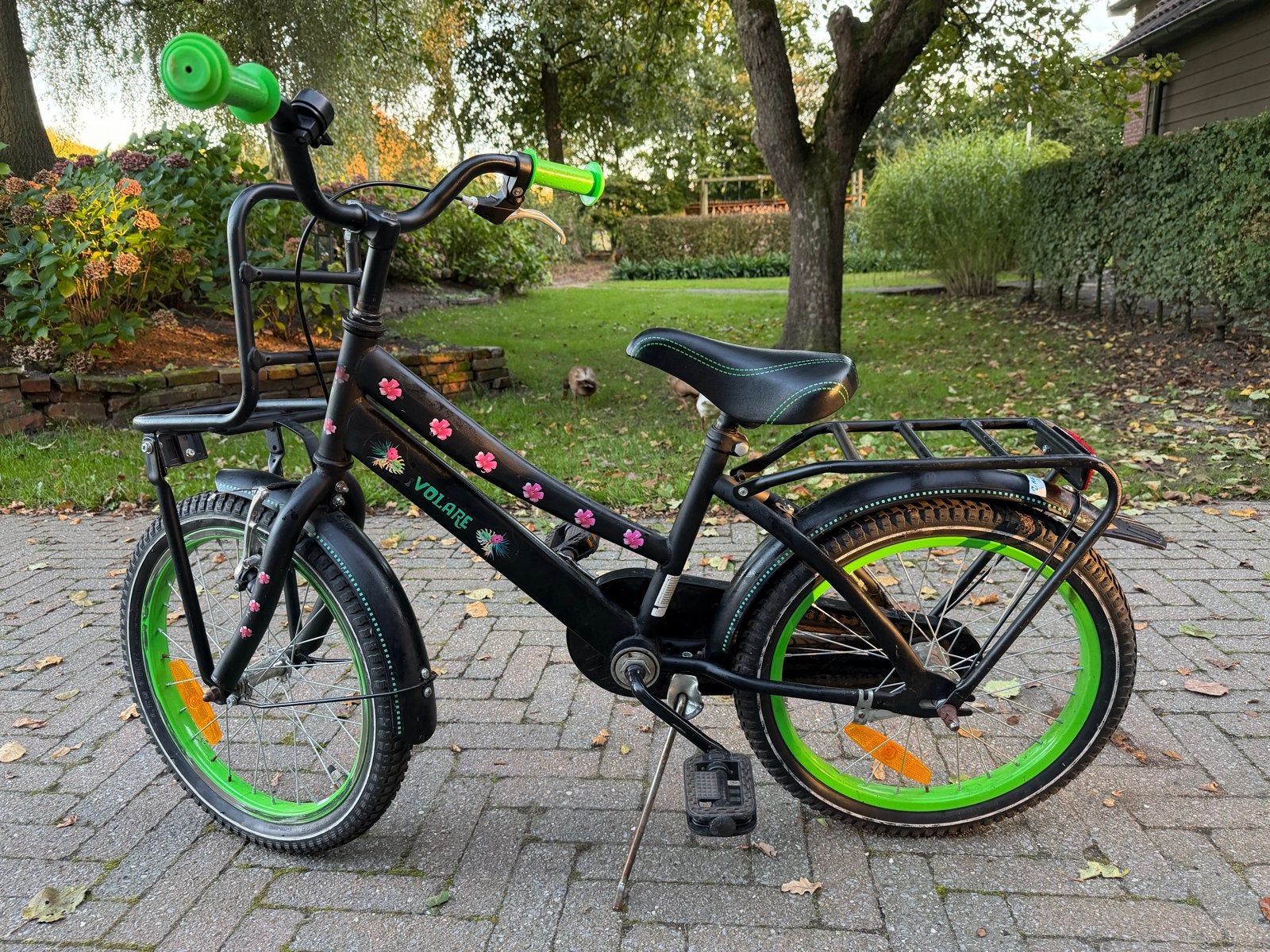 Kinderfiets 18 inch, Fietsen en Brommers, Ophalen, Gebruikt, Velgrem, 16 tot 20 inch