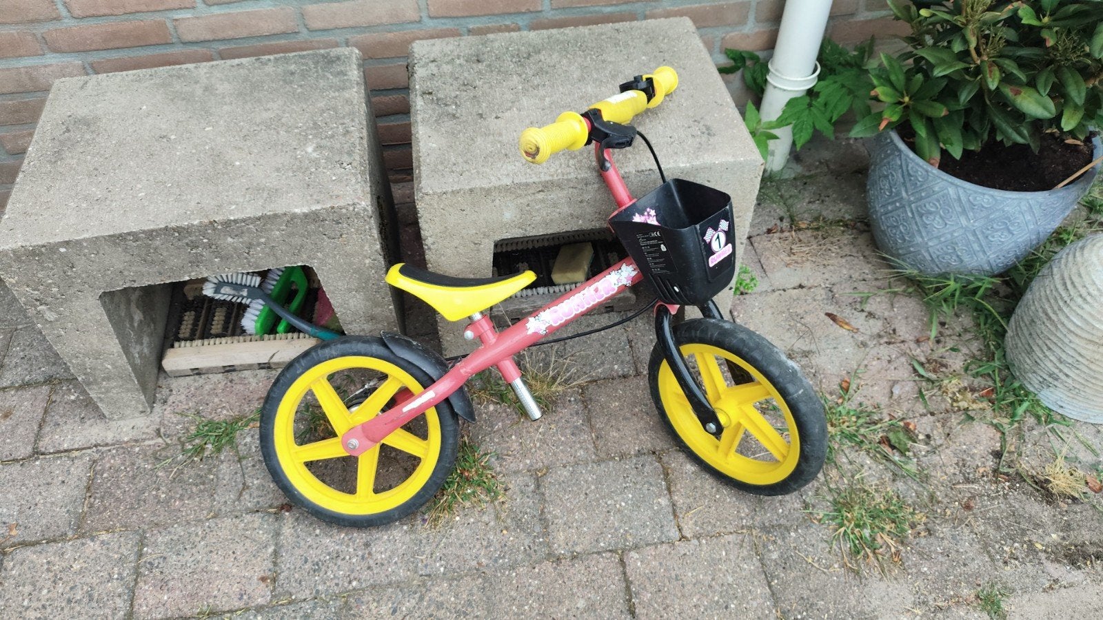 Sportief loopfietsje, kan nog een ronde mee, Ophalen, Gebruikt, Loopfiets