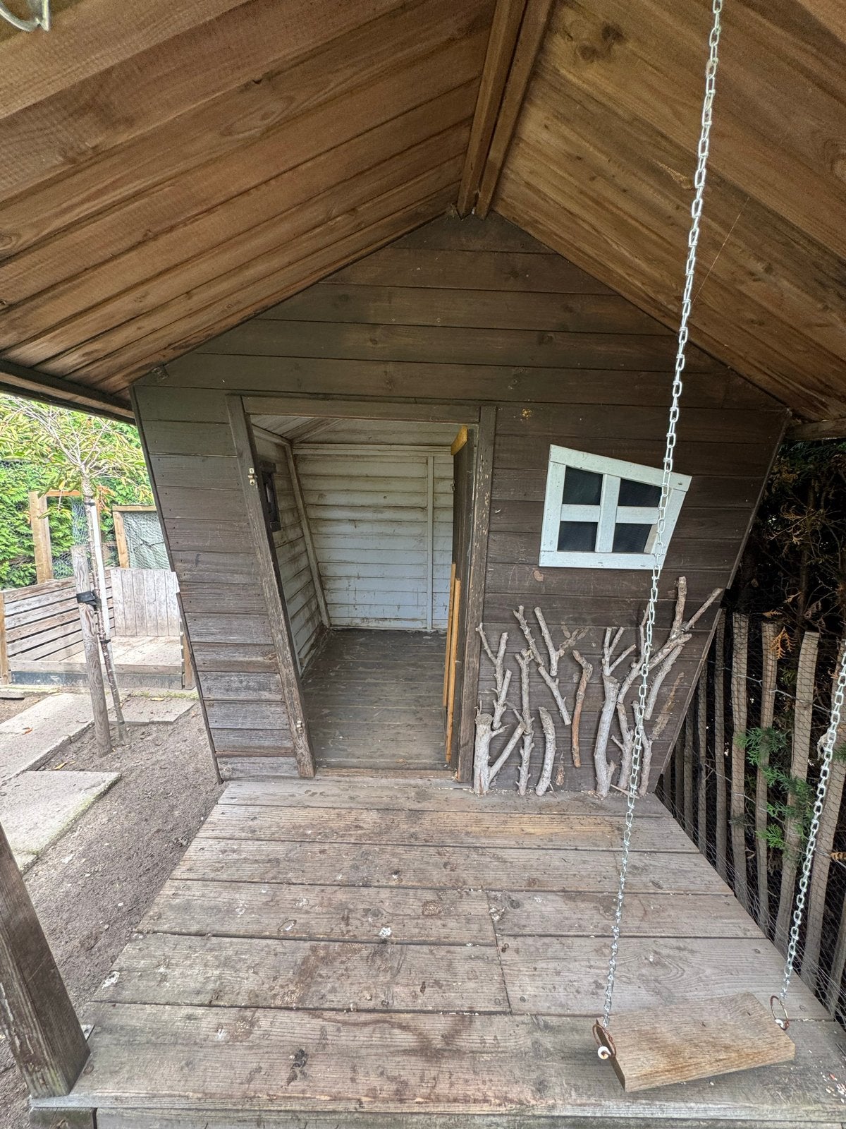 Gratis speelhuisje / kippenhok - zelf ophalen, Ophalen of Verzenden, Gebruikt, Hout