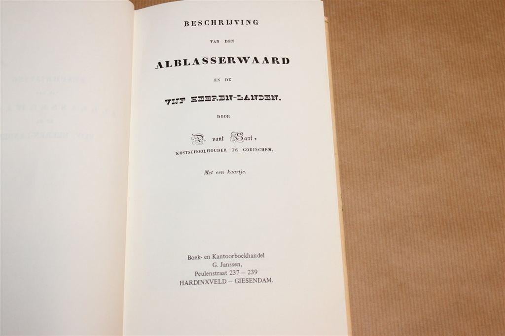 Alblasserwaard & Vijfheerenlanden — Facsimile-Editie, Ophalen of Verzenden, Gelezen