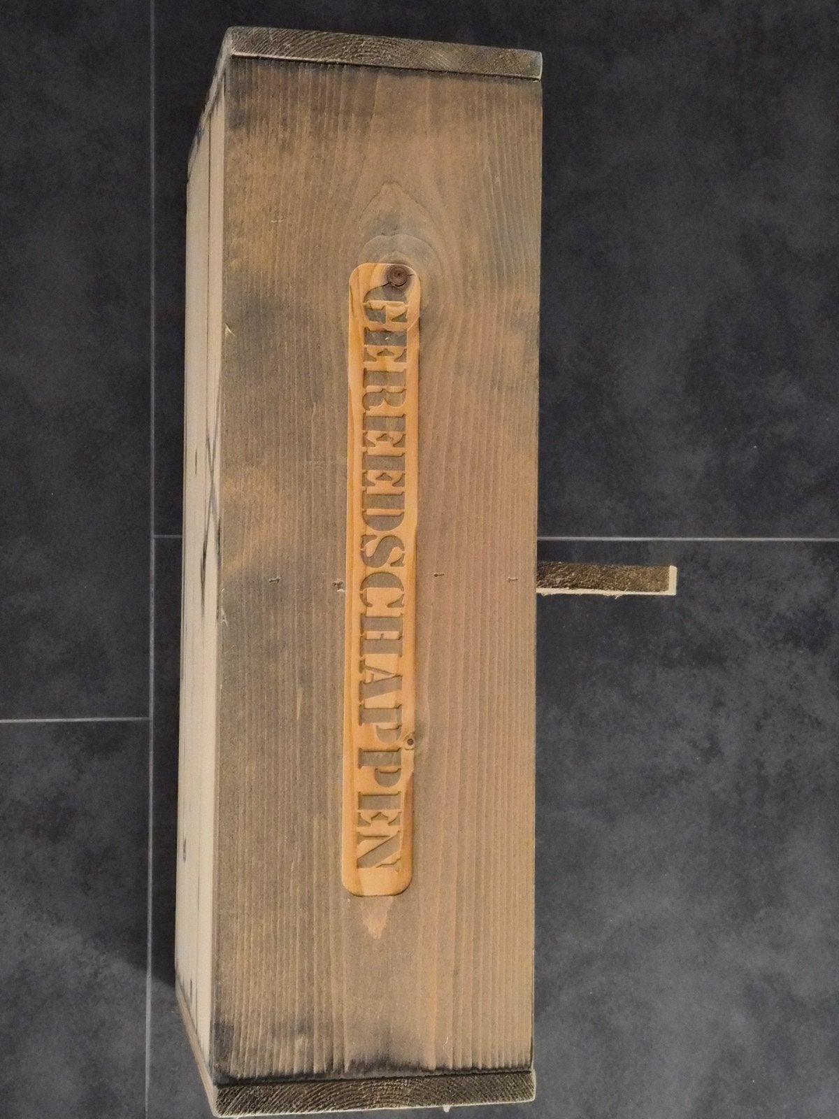 Houten gereedschapskist/decoratieve tray