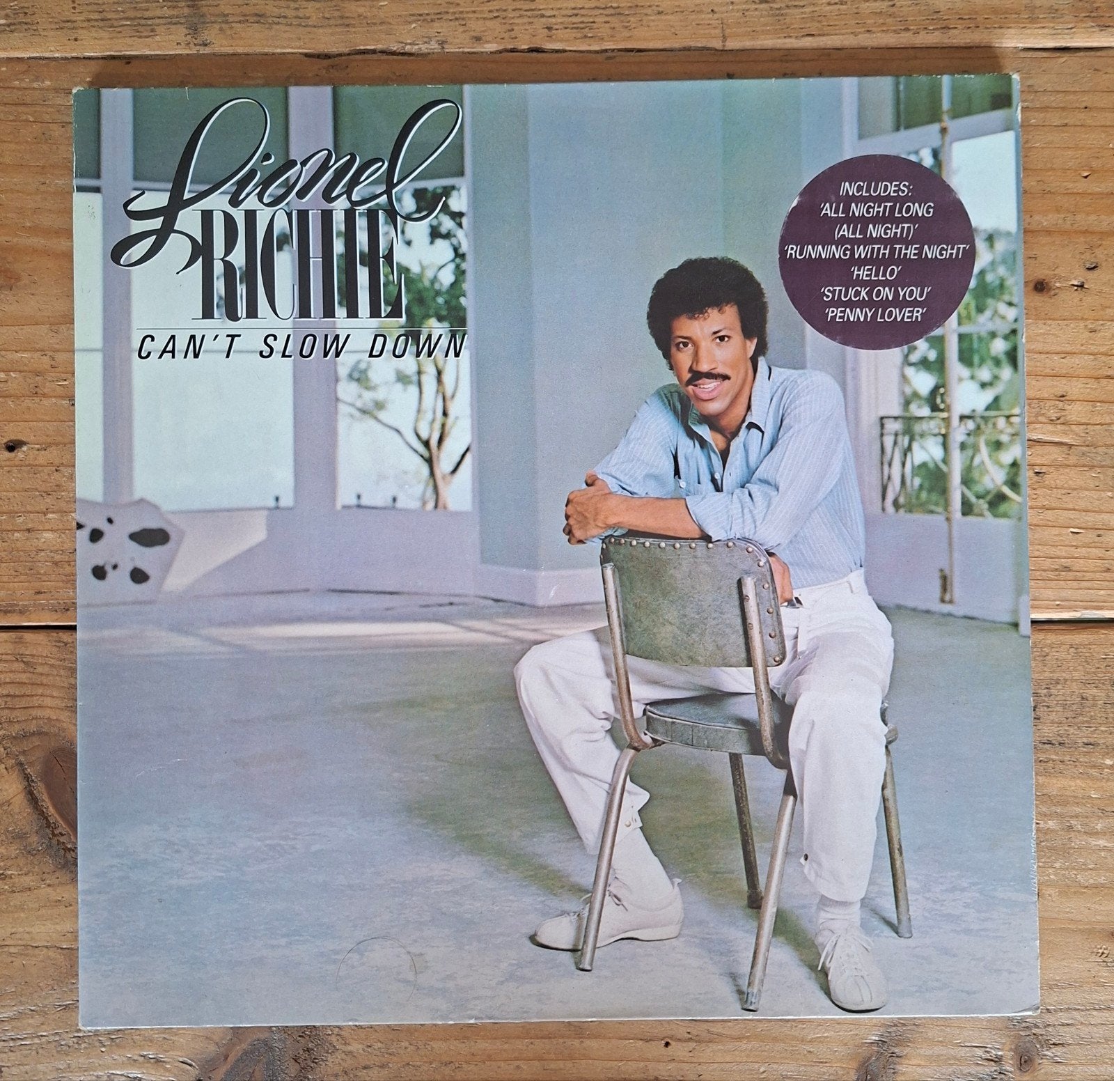 Lionel Richie - Can't Slow Down LP, LP, Gebruikt, Pop, Ophalen of Verzenden