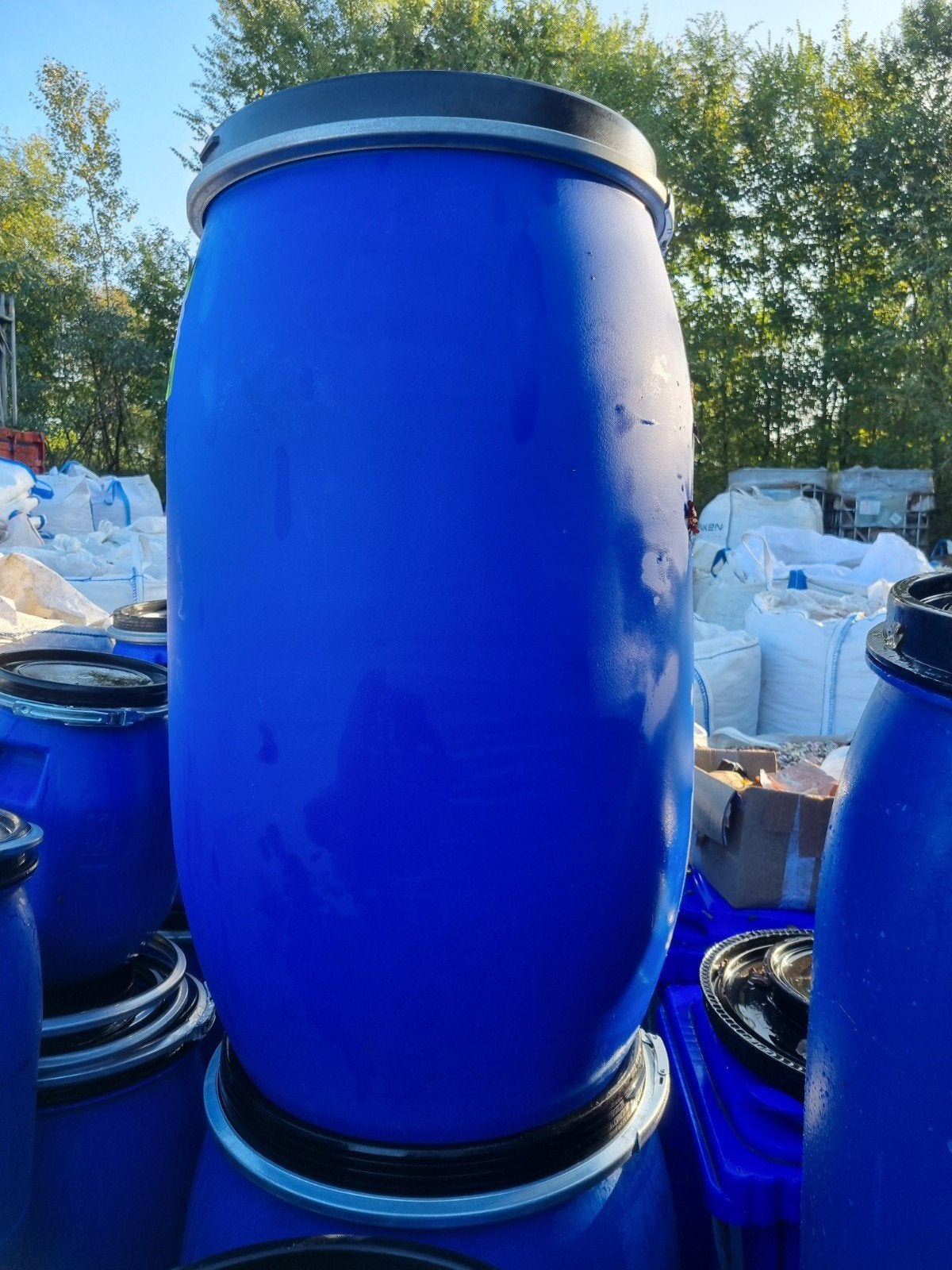 plastic 200l vaten 120. en 60 l, Tuin en Terras, 150 liter of meer, Ophalen, Zo goed als nieuw, Kunststof