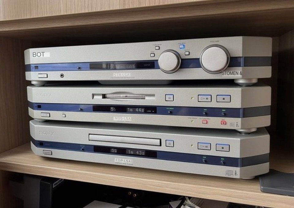 Sony Hifi Set - Versterker, CD-speler, Minidisc-speler, Audio, Tv en Foto, Cd-spelers, Ophalen of Verzenden, Nieuw, Sony