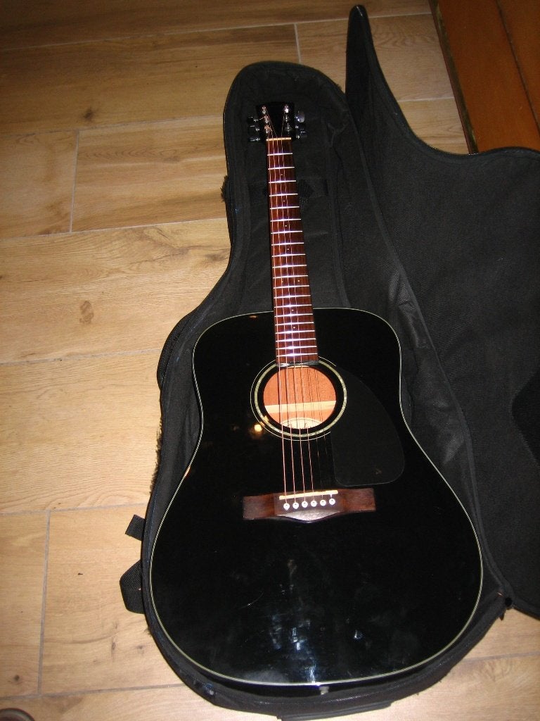 Gitaar Fender, Ophalen, Zo goed als nieuw, Western- of Steelstringgitaar, Met koffer