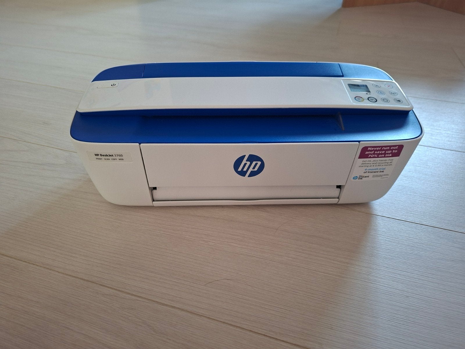 Hp printer- deskjet 3760, Computers en Software, Printers, Ophalen, Gebruikt, All-in-one, HP Deskjet