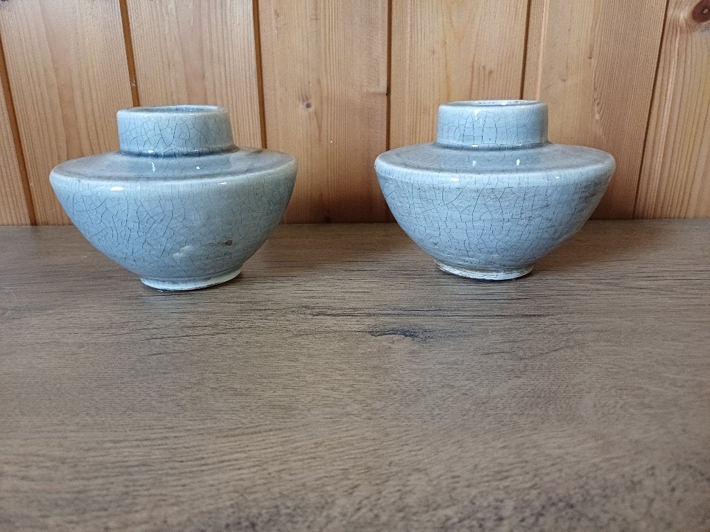 Leuk setje van twee mooie vazen, Huis en Inrichting, ., 9 cm, Nieuw, Ophalen of Verzenden