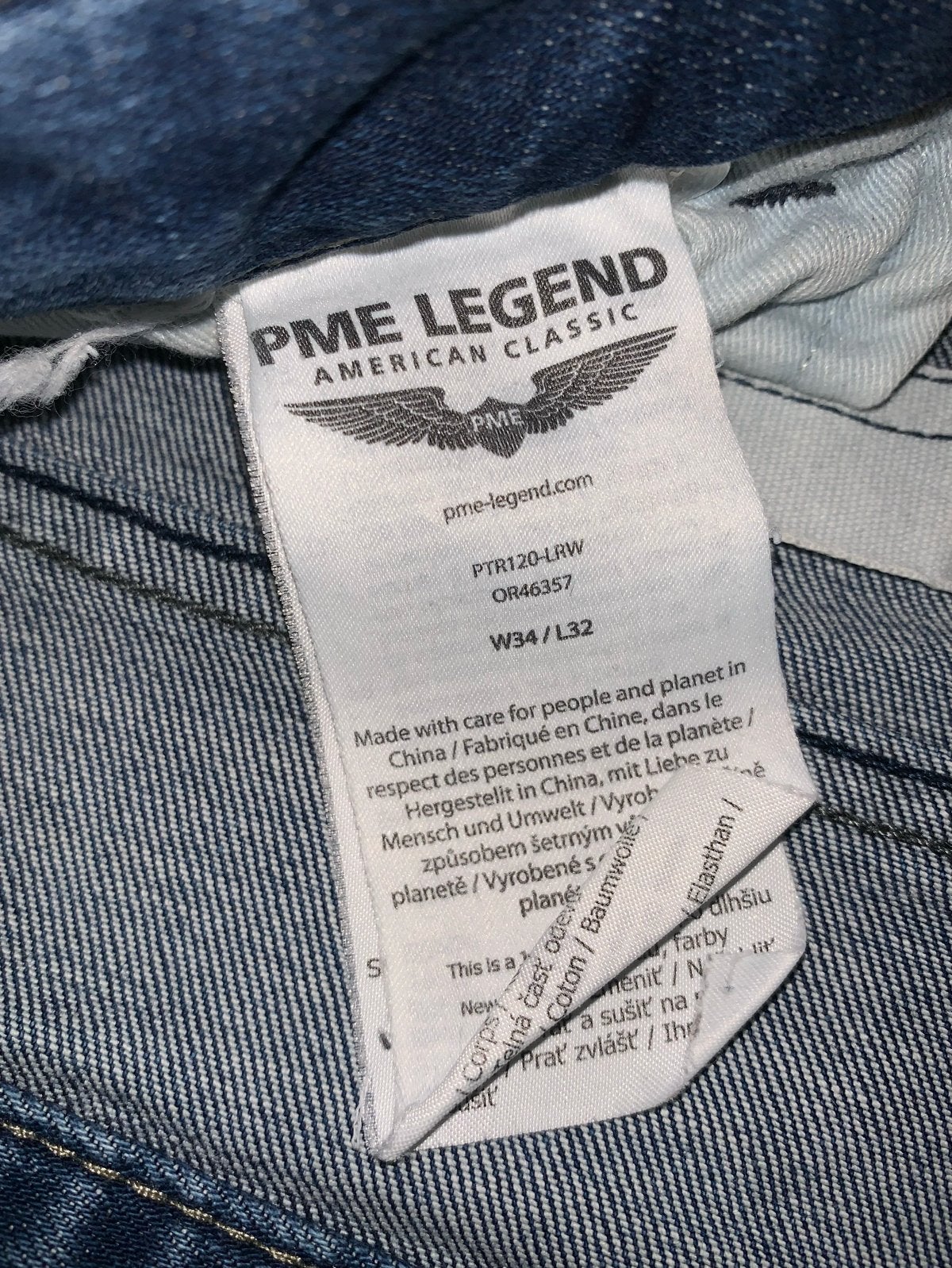PME Legend Nightflight jeans maat 34/32, Ophalen of Verzenden, Zo goed als nieuw, Blauw, Overige jeansmaten