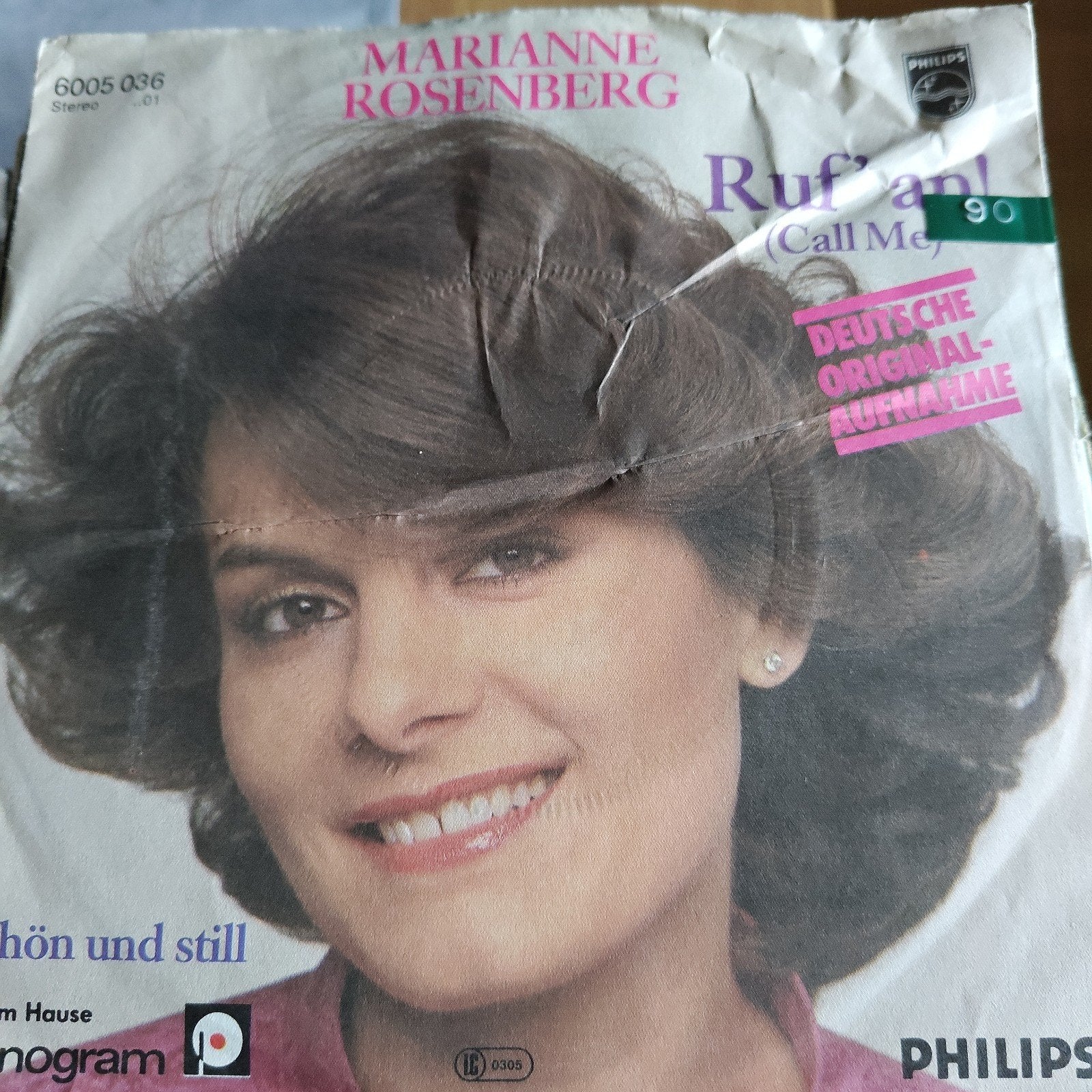 Marianne Rosenberg - Ruf an! (Call Me) - Single Vinyl, Gebruikt, 7 inch, EP, Schlager