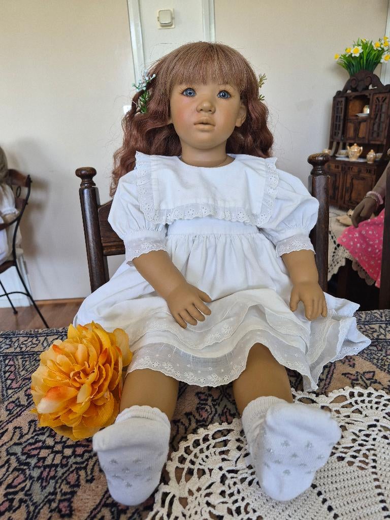 EEN MOOIE ANNETTE  HIMSTEDT POP NU 65 EURO, Verzamelen, Ophalen of Verzenden, Zo goed als nieuw, Pop, Levensecht of Reborn