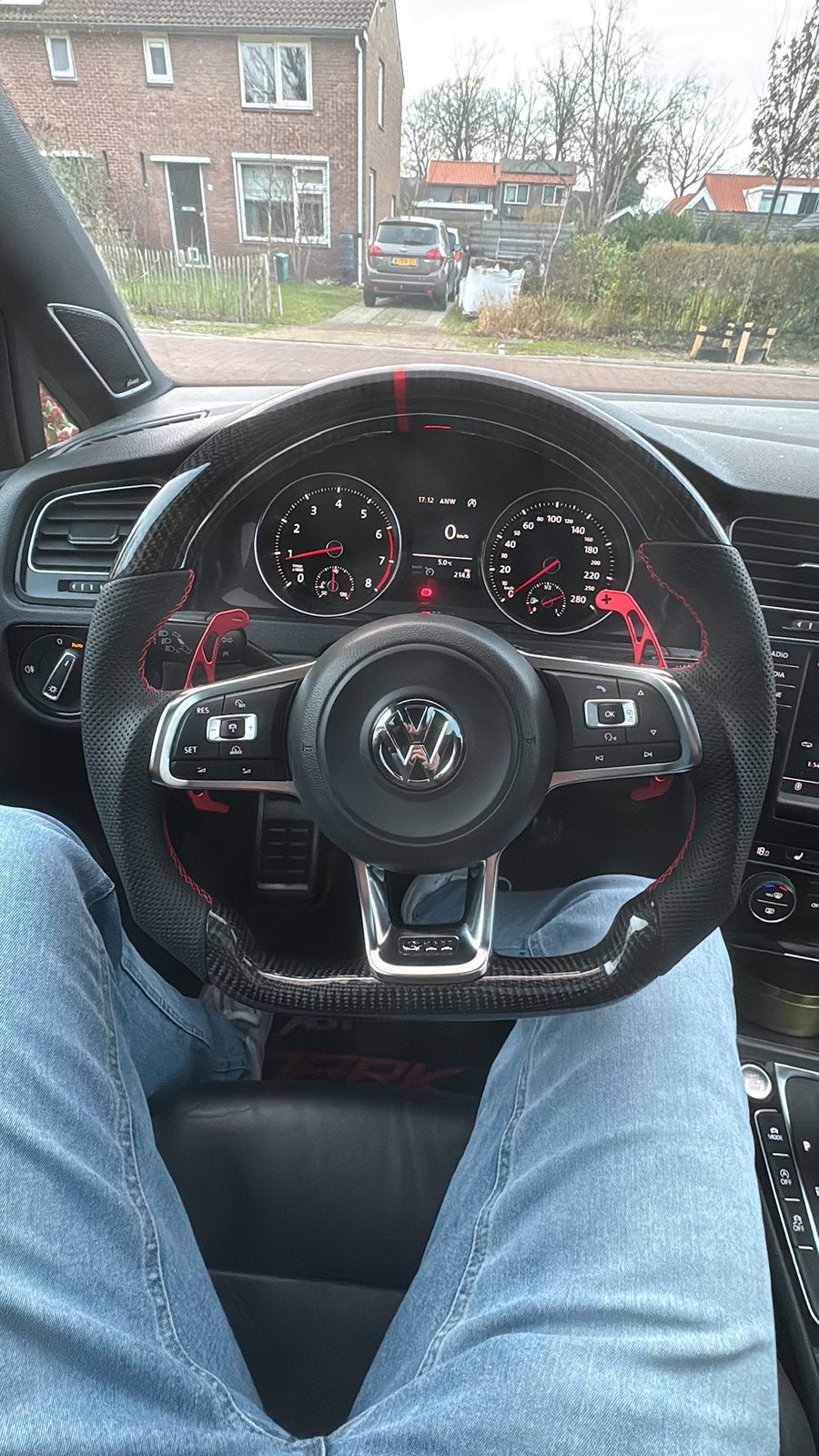 Volkswagen Golf 7 GTI / Polo AW Carbon Stuurwiel DSG, Ophalen of Verzenden, Nieuw, Volkswagen