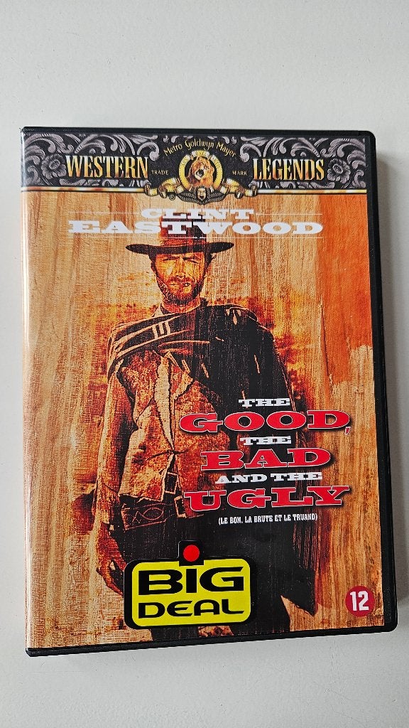 Clint Eastwood - The Good, The Bad and The Ugly, 1960 tot 1980, Gebruikt, Ophalen of Verzenden, Actie en Avontuur