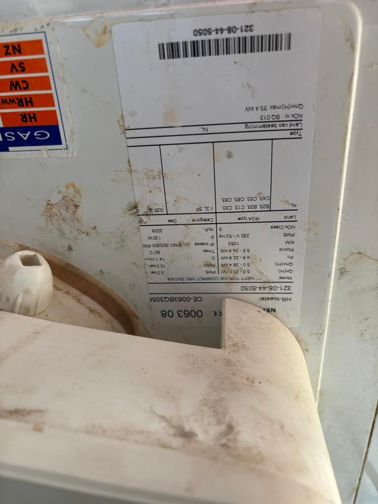 Cv ketel, Doe-het-zelf en Verbouw, Verwarming en Radiatoren, Ophalen, 30 tot 80 cm, Gebruikt, Hoog rendement (Hr)