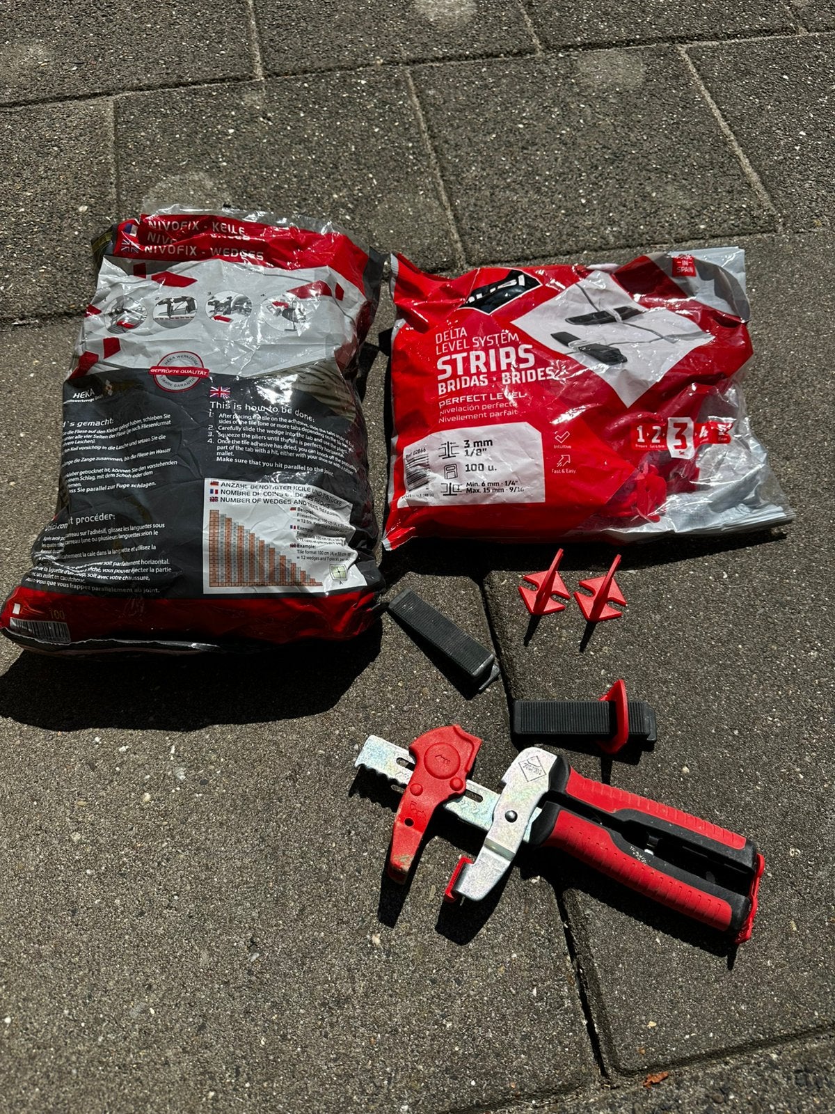 Tegel leveling systeem - Bauhaus, Ophalen of Verzenden, Gebruikt, Overige typen