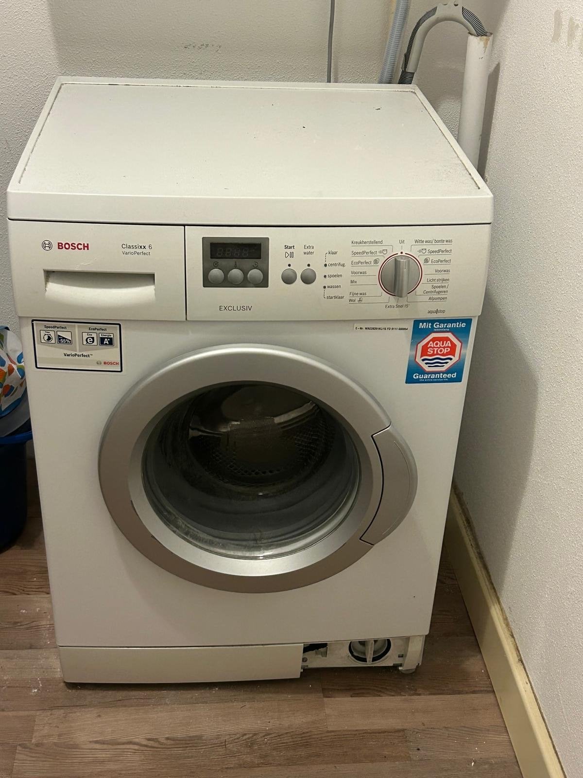 Bosch Classixx 6 VarioPerfect Wasmachine, Ophalen, Gebruikt, 85 tot 90 cm, 1200 tot 1600 toeren