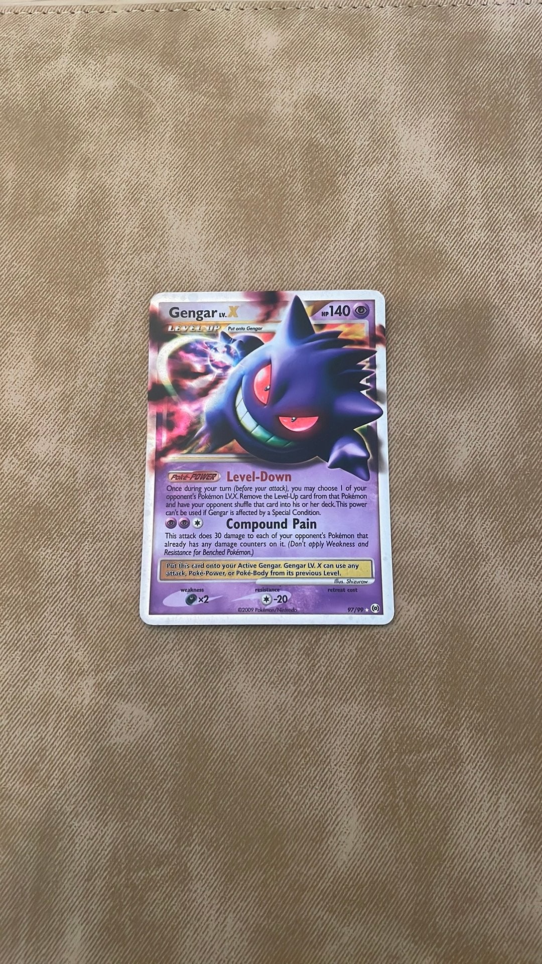 Gengar X #97, Hobby en Vrije tijd, Verzamelkaartspellen | Pokémon, Ophalen of Verzenden, Zo goed als nieuw